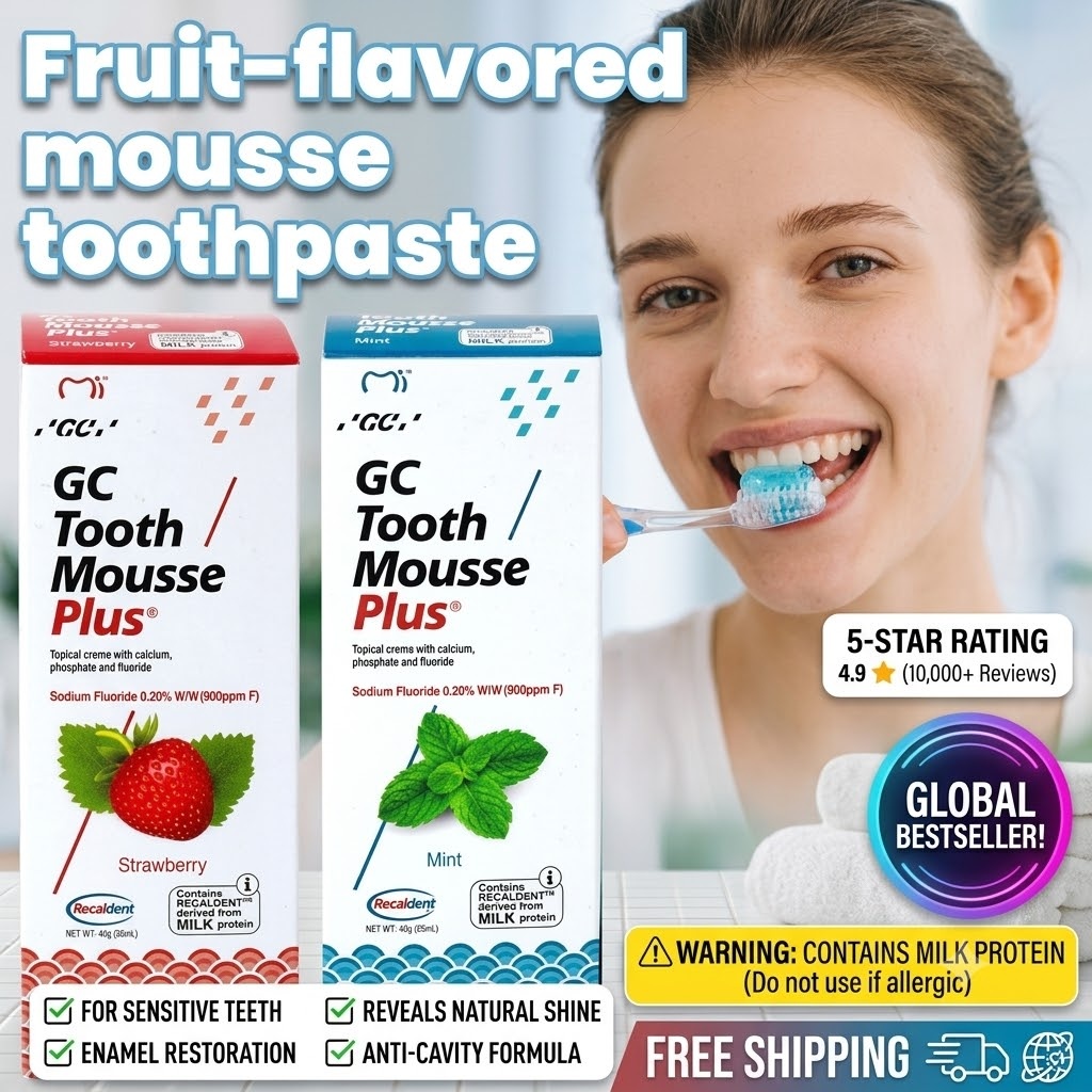 Teeth Whitening Results - Pasta Gigi Mousse Rasa Buah GC
