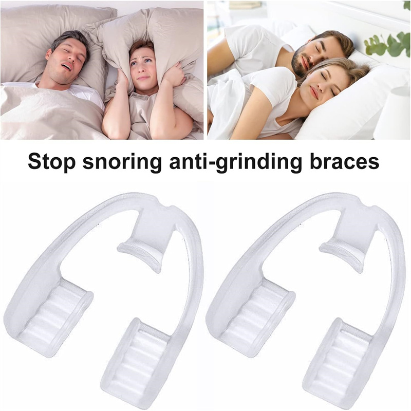Teeth Whitening Mouth Guard - Pelindung Mulut Anti-Geretak Gigi Silikon, Pelindung