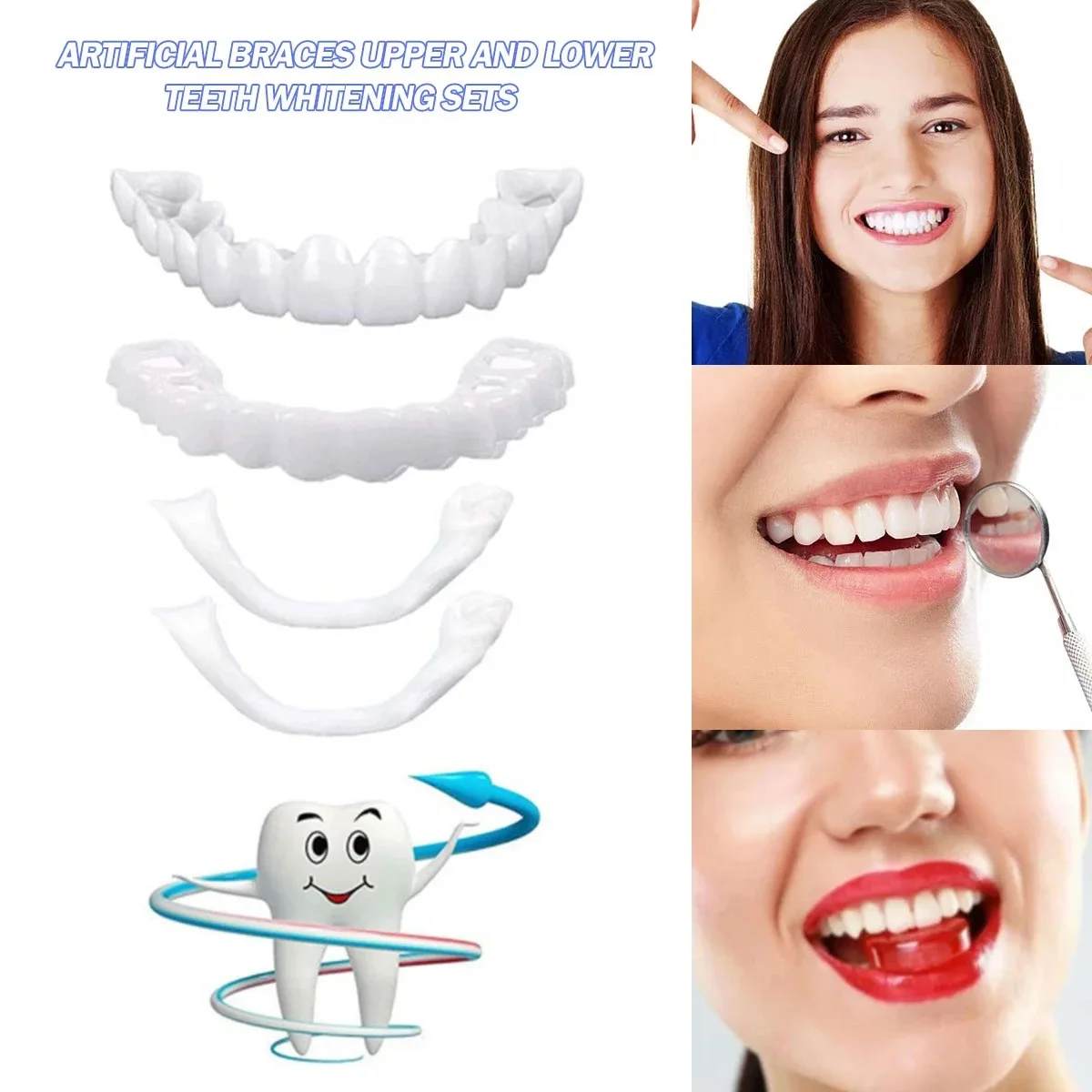 Teeth Whitening Veneers - Veneer Gigi Pemutih Gigi Tiruan Behel