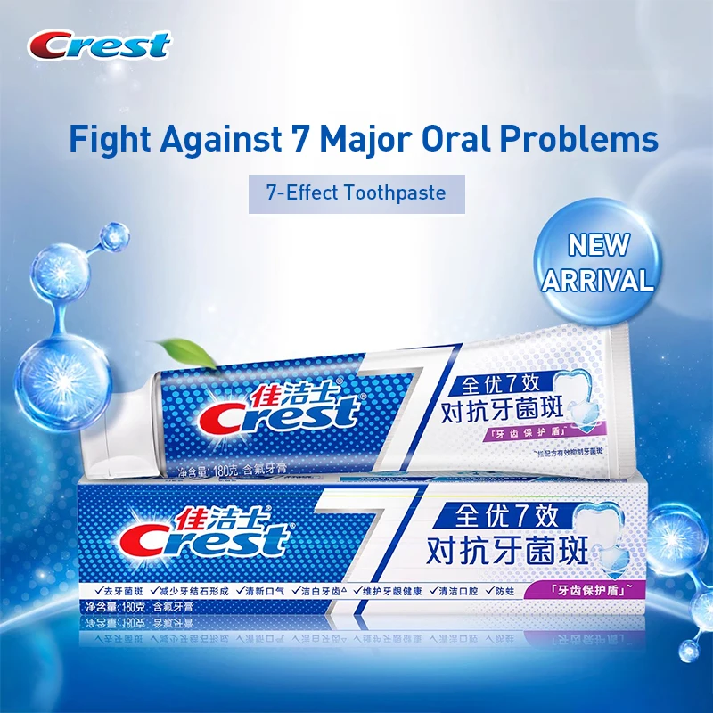 Teeth Whitening Effects - Pasta Gigi Crest 7 Effects Memutihkan