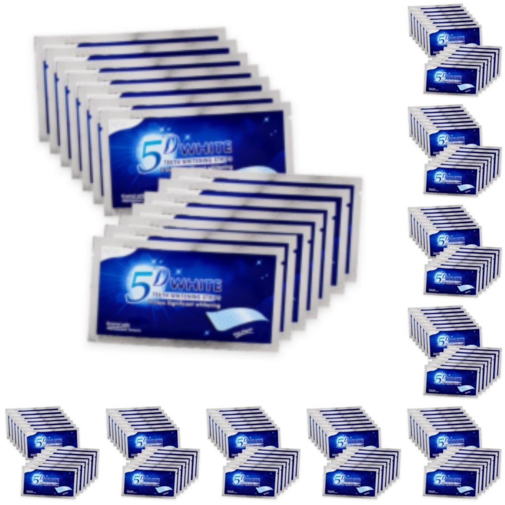 Teeth Whitening Effects - 70/140 pasang 5D putih potongan pemutih