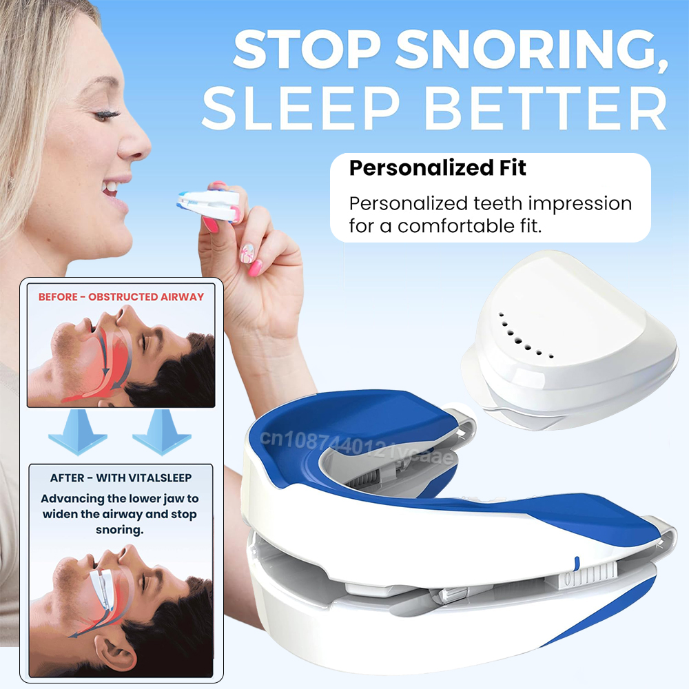 Teeth Whitening Mouth Guard - Pelindung mulut Anti mendengkur, alat Anti