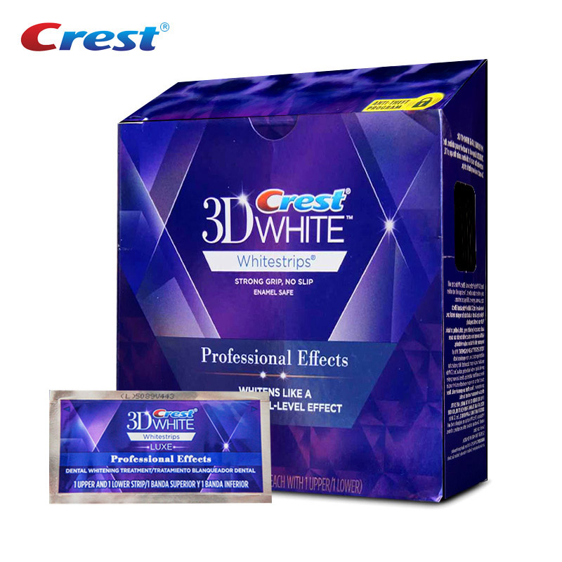 Teeth Whitening Effects - Lambang Asli 3D Whitestrips Garis Pemutih