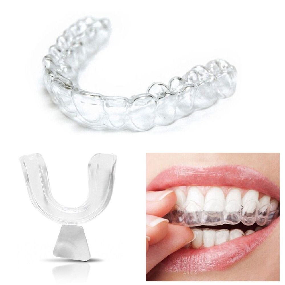 Teeth Whitening Mouth Guard - Pelindung Mulut Malam Hari dari Silikon,