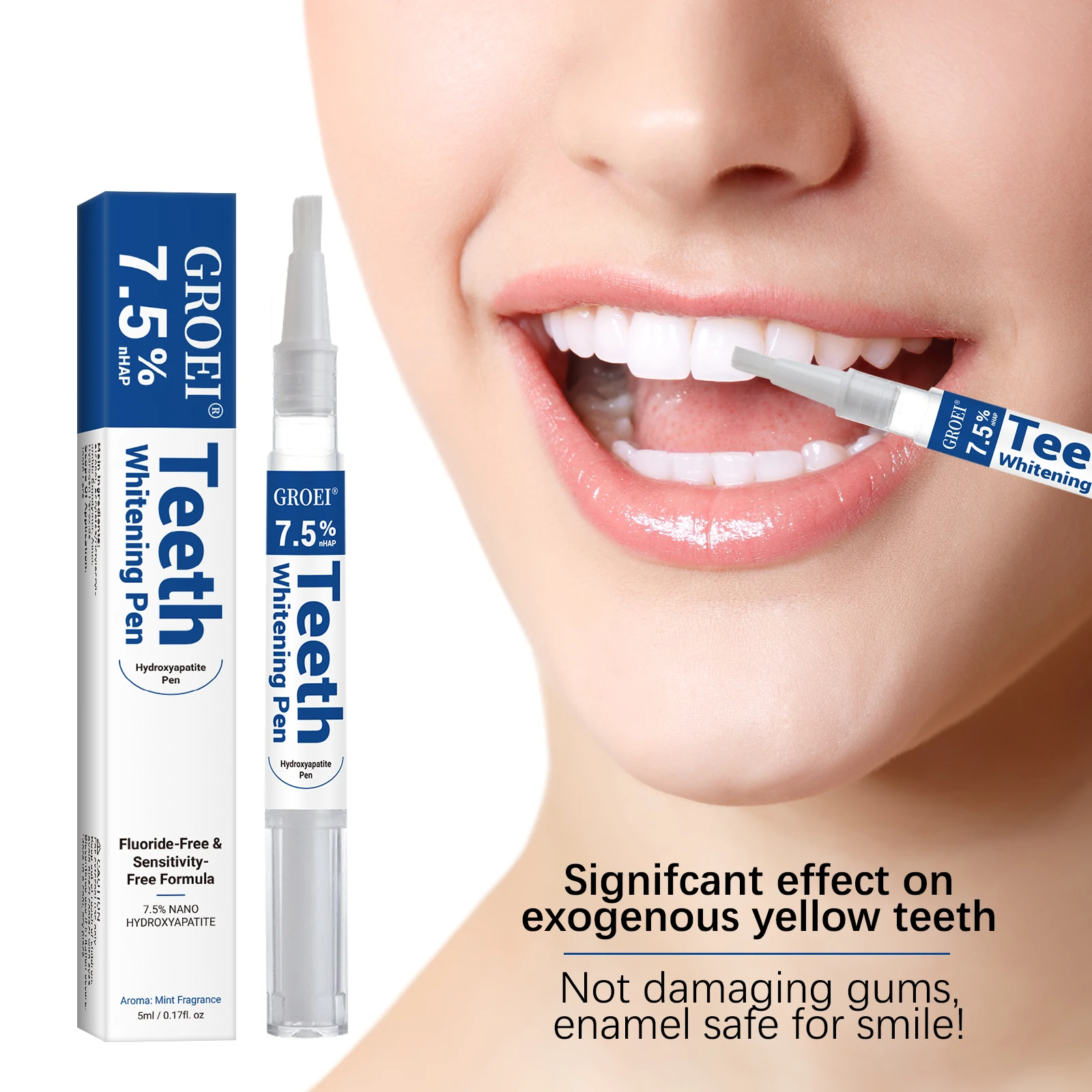 Pena Pemutih Gigi Hidroksiapat - Teeth Whitening Results ulasan dan harga