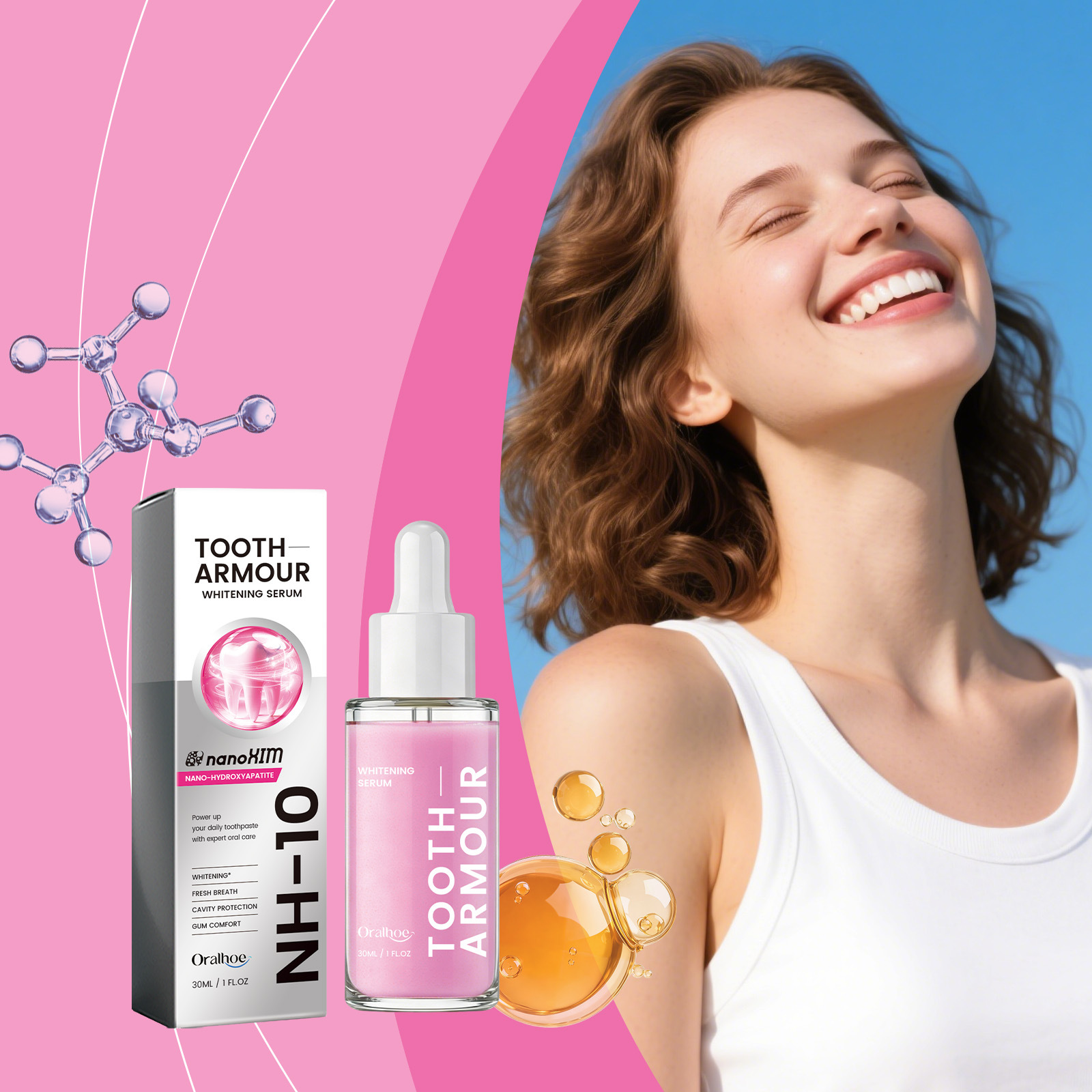 Serum Pemutih Gigi Pembersih M - Teeth Whitening Serum ulasan dan harga
