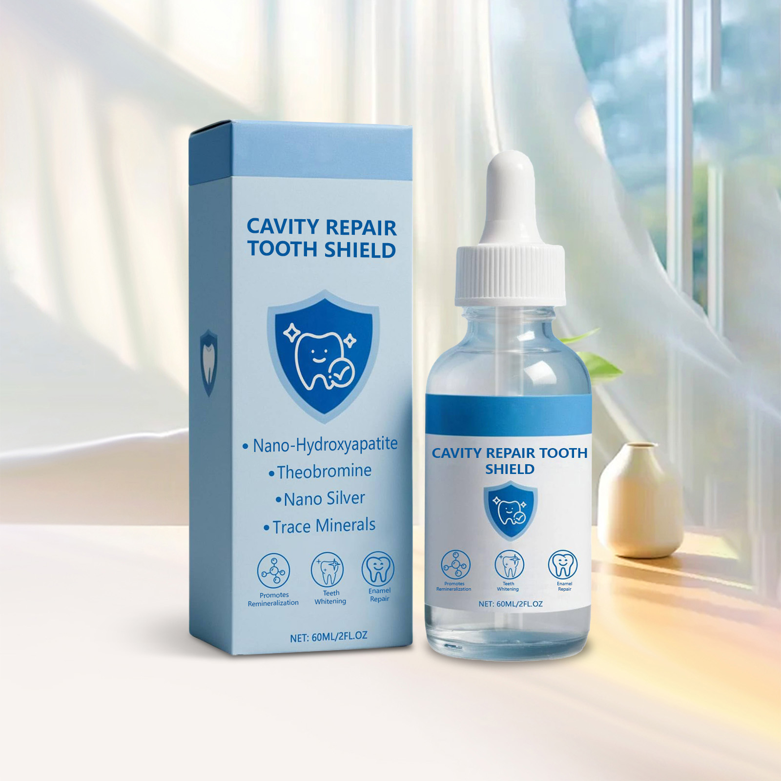 Serum Perbaikan Gigi Cavity Me - Teeth Whitening Serum ulasan dan harga
