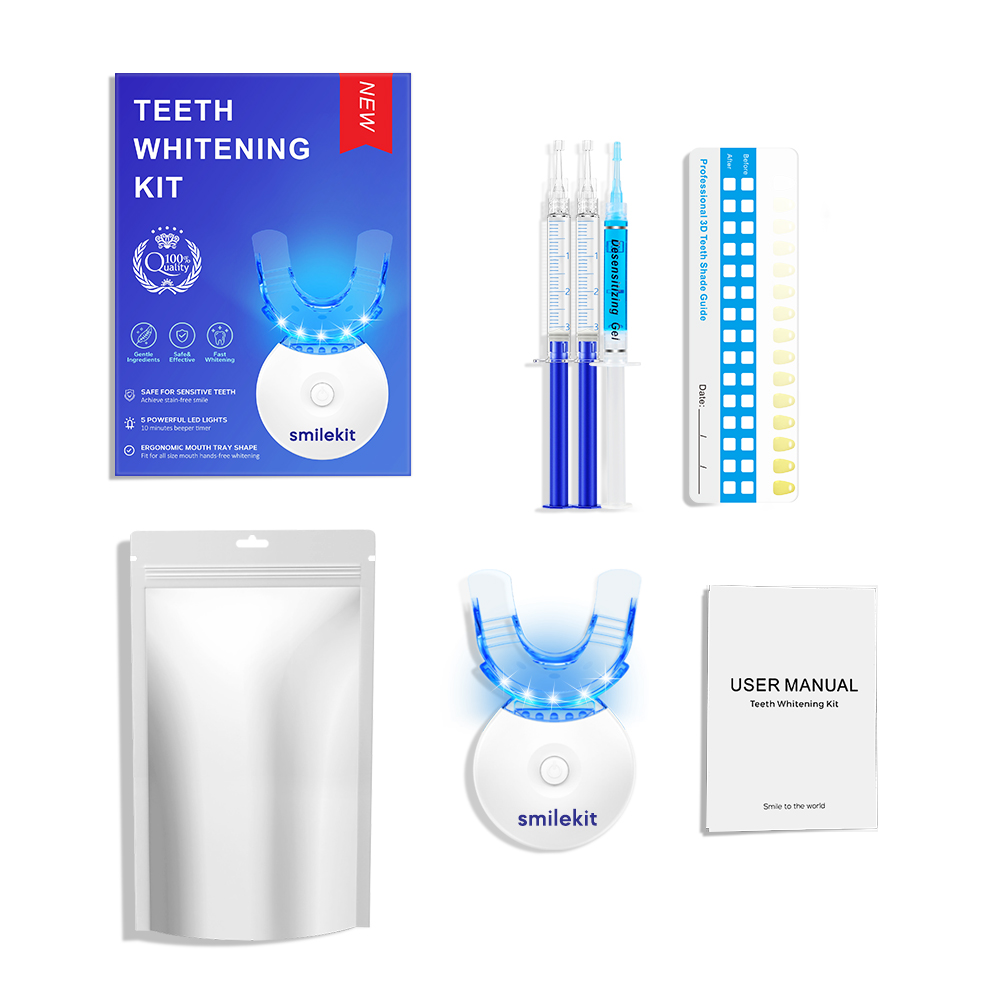 Kit pemutih gigi-5X lampu LED  - Teeth Whitening Results ulasan dan harga