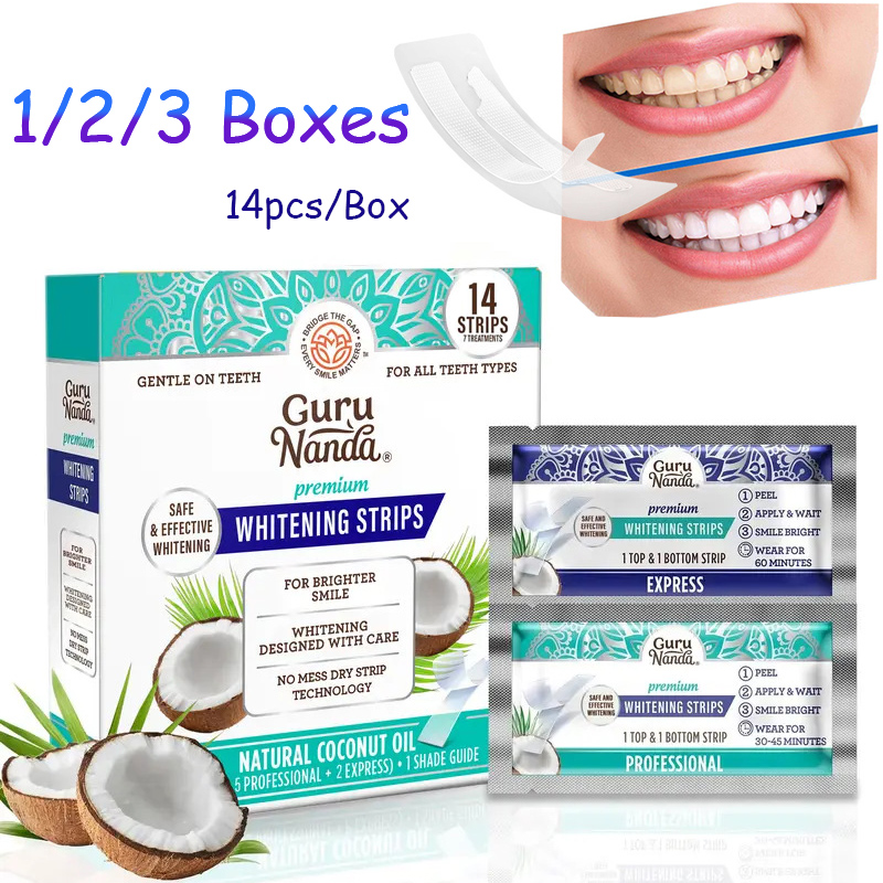 14pcs/kotak Strip Pemutih Gigi - Teeth Whitening Serum ulasan dan harga