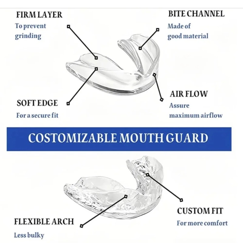 4pcs/Box Pelindung Mulut untuk - Teeth Whitening Mouth Guard ulasan dan harga