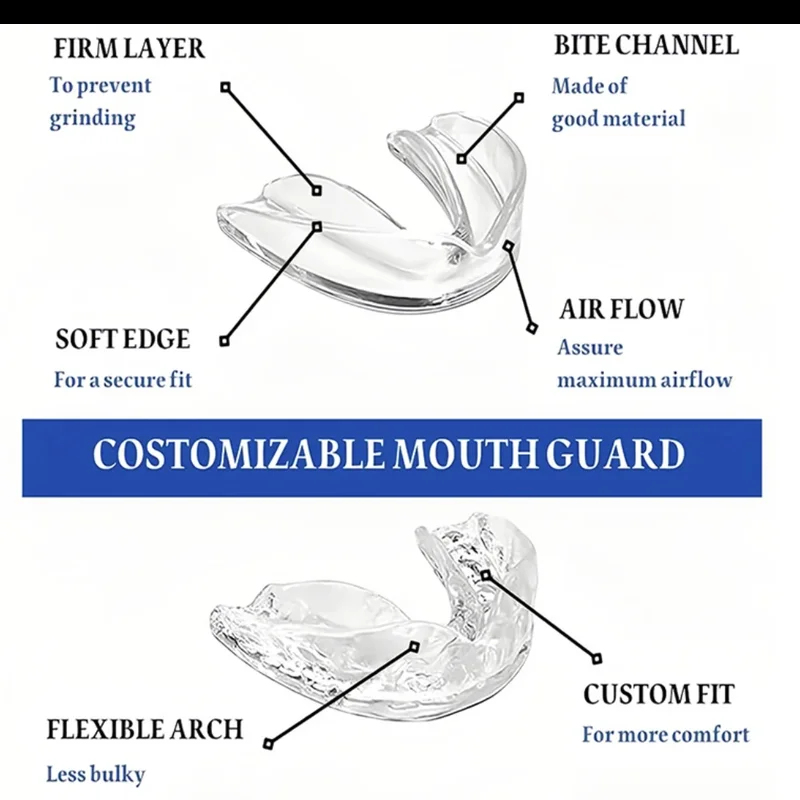 Penjualan Terbaik 4pcs/Box Pel - Teeth Whitening Mouth Guard ulasan dan harga