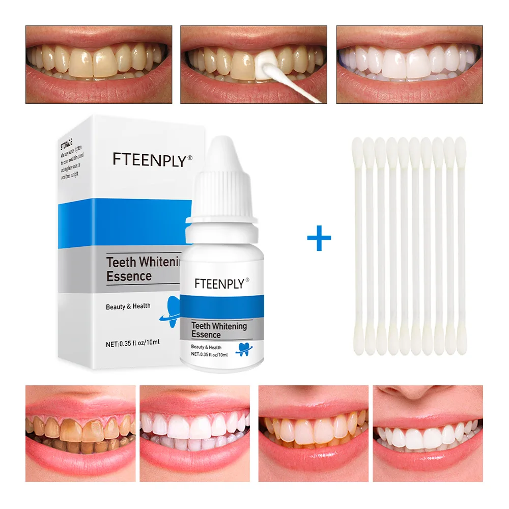 FTEENPLY Bubuk Esensi Pemutih  - Teeth Whitening Results ulasan dan harga