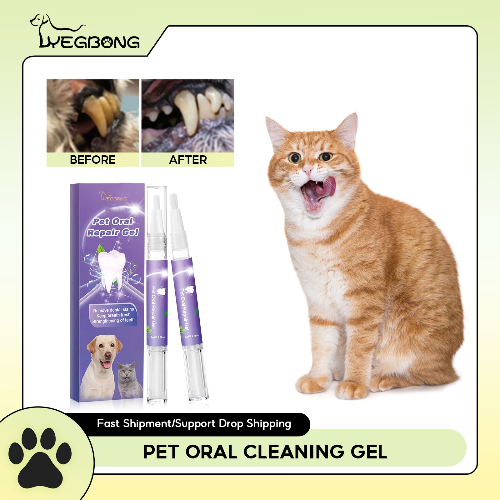 Gel perbaikan mulut hewan peli - Teeth Whitening Results ulasan dan harga