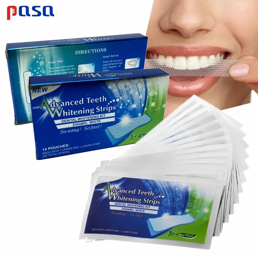14/28 Buah Strip Pemutih Gigi  - Teeth Whitening Effects ulasan dan harga