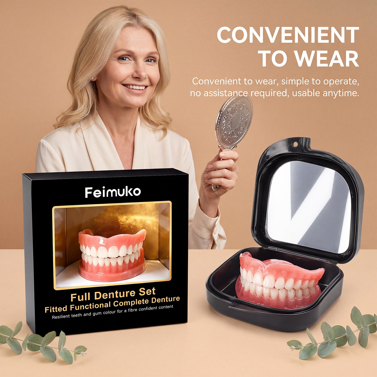 Gigi Palsu Penutup Gigi Nyaman - Teeth Whitening Veneers ulasan dan harga