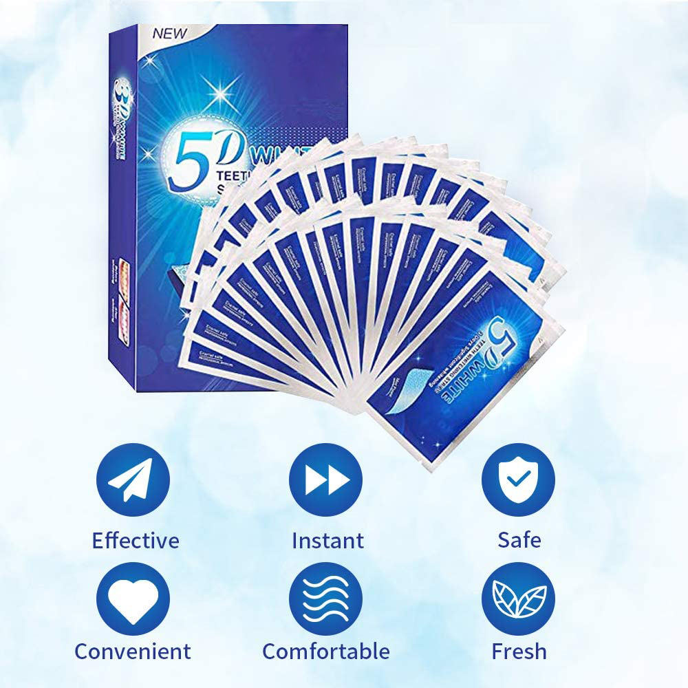 Strip Pemutih Gigi 5D Gel Pemu - Teeth Whitening Strips Crest ulasan dan harga