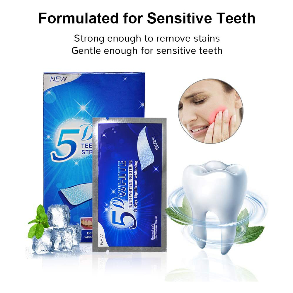 Strip Pemutih Gigi 5D Gel Pemu - Teeth Whitening Strips Crest ulasan dan harga