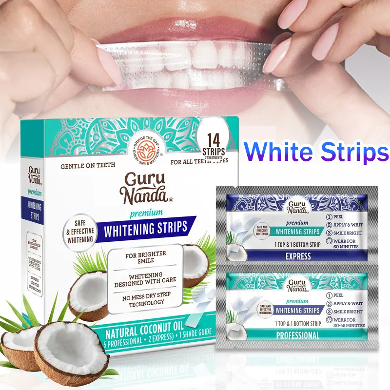 1/2/3 Kotak Strip Putih Minyak - Teeth Whitening Strips Crest ulasan dan harga