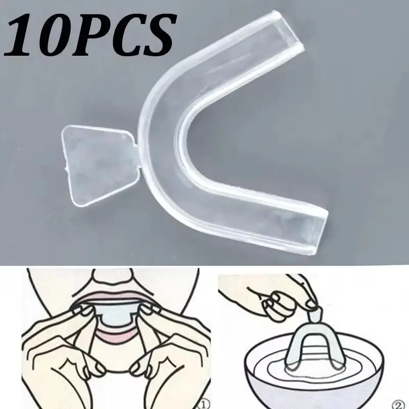 10Pcs Pelindung Mulut Silikon  - Teeth Whitening Mouth Guard ulasan dan harga